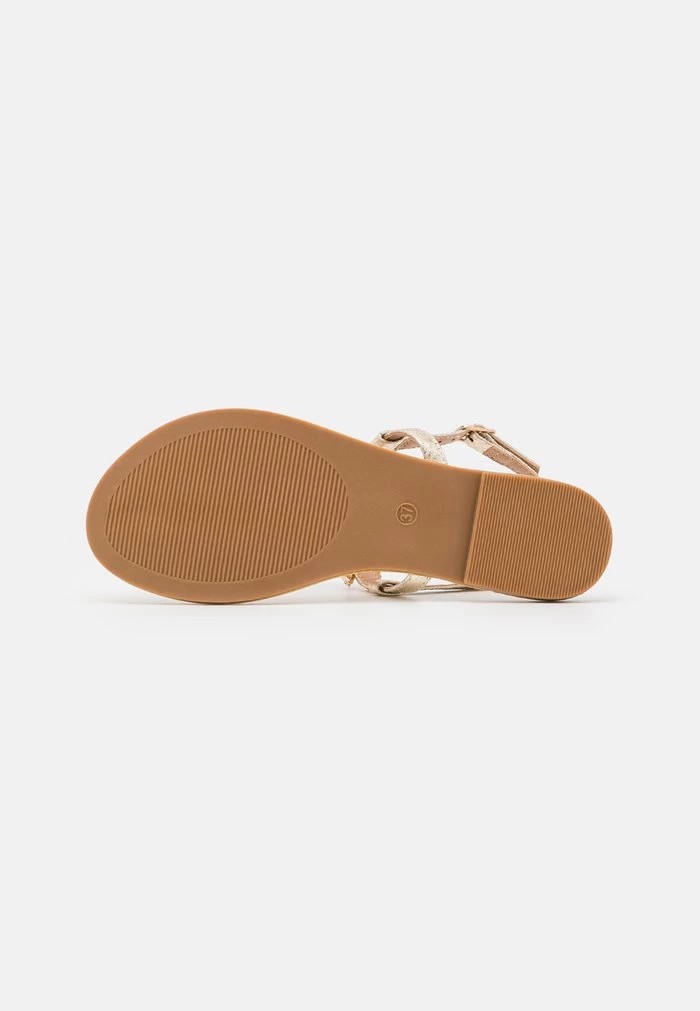 Sandale ANNA FIELD Anna Field T-bar Sandals Doré Femme | CJM-0014478